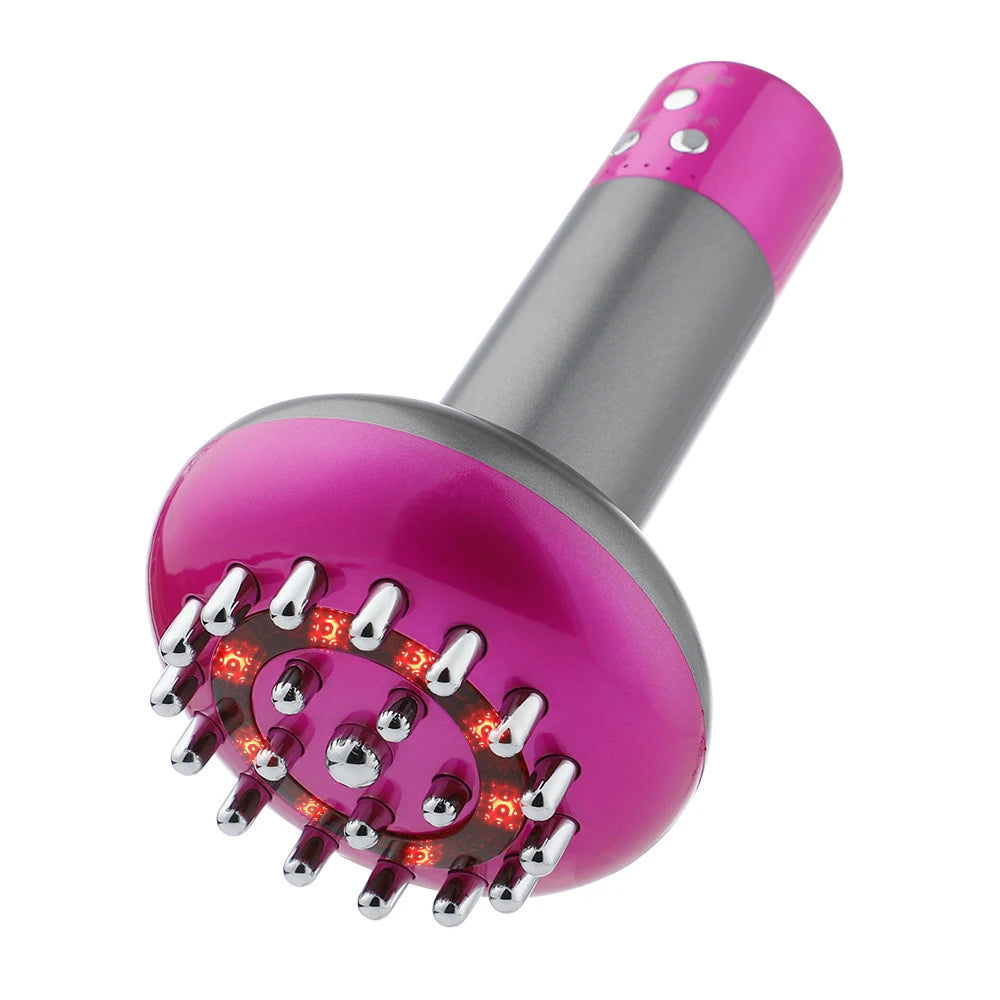 Brosse de Massage méridienne électrique, Anti-cellulite et brûle les graisses à l'infrarouge Gua Sha