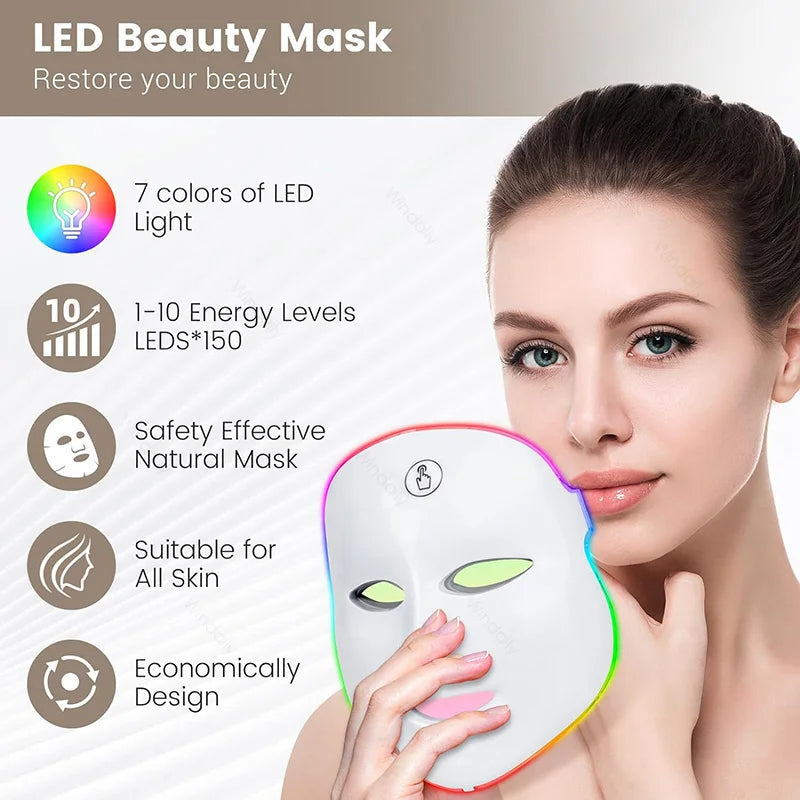 Masque de Visage à LED